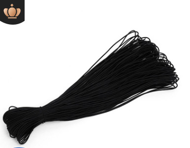 2,5 mm krāsaina, augsti elastīga apaļa elastīga lente apaļa elastīga virve gumijas josla elastīga līnija DIY šūšanas piederumi 5 metri