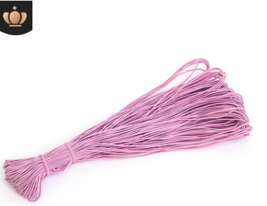 2,5 mm krāsaina, augsti elastīga apaļa elastīga lente apaļa elastīga virve gumijas josla elastīga līnija DIY šūšanas piederumi 5 metri