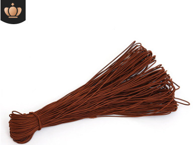 2,5 mm krāsaina, augsti elastīga apaļa elastīga lente apaļa elastīga virve gumijas josla elastīga līnija DIY šūšanas piederumi 5 metri