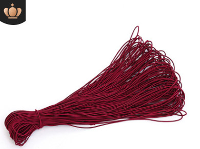 2,5 mm krāsaina, augsti elastīga apaļa elastīga lente apaļa elastīga virve gumijas josla elastīga līnija DIY šūšanas piederumi 5 metri