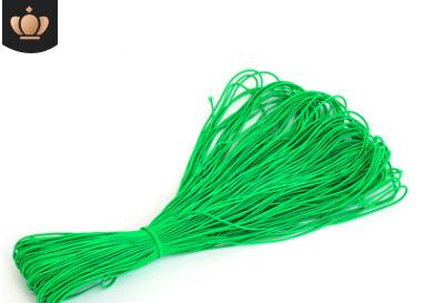 2,5 mm krāsaina, augsti elastīga apaļa elastīga lente apaļa elastīga virve gumijas josla elastīga līnija DIY šūšanas piederumi 5 metri