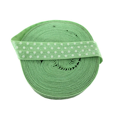 5 méter, 16 mm-es színes pöttyös nyomtatás, ráhajtva rugalmas FOE baba fejpánt, barkácsolás ünnepi parti varrás hajpánt pánt dekoratív