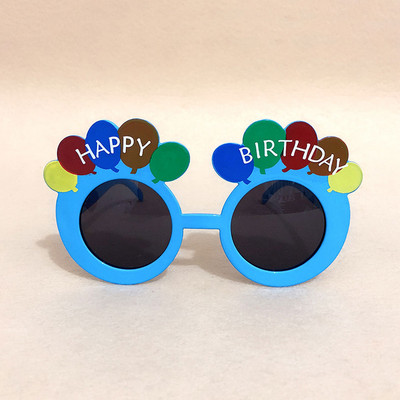 1db Boldog születésnapi szemüvegek Vicces újdonság szemüvegek gyertyás napszemüvegek parti szemüvegek parti kellékek születésnapi ajándék gyerekeknek
