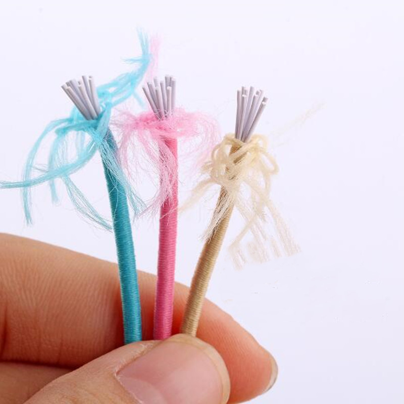 2 mm krāsaina augstas kvalitātes apaļa elastīga lente apaļa elastīga virve gumijas lente elastīga līnija DIY šūšanas piederumi 5 jardi