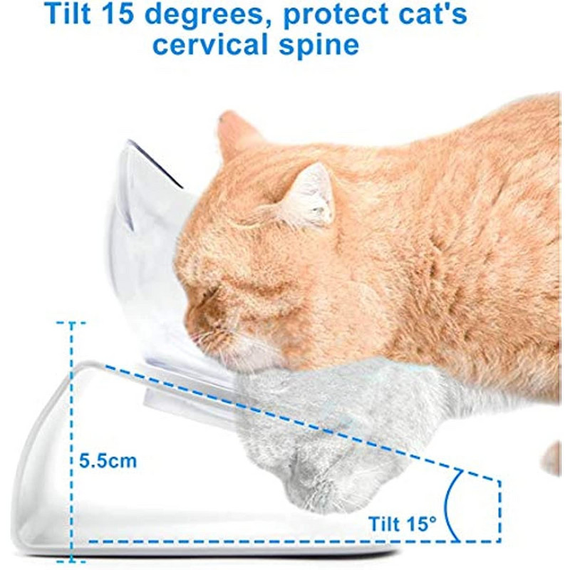 ATUBAN kaķu bļodas, kaķu barības bļodas ar augstu noliekšanu, pret vemšanas kaķēnu bļodas kucēniem un zaķiem, ortopēdiskās kaķu bļodas kaķiem