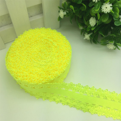 ÚJ Hot 5 Yards 3/4" 20 mm-es csipke, többcélú, összehajtható, rugalmas spandex szatén szalag