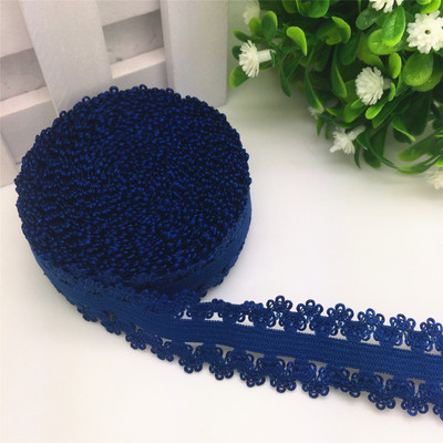 ÚJ Hot 5 Yards 3/4" 20 mm-es csipke, többcélú, összehajtható, rugalmas spandex szatén szalag