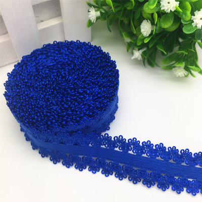 ÚJ Hot 5 Yards 3/4" 20 mm-es csipke, többcélú, összehajtható, rugalmas spandex szatén szalag