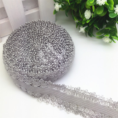 ÚJ Hot 5 Yards 3/4" 20 mm-es csipke, többcélú, összehajtható, rugalmas spandex szatén szalag