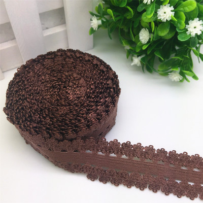 ÚJ Hot 5 Yards 3/4" 20 mm-es csipke, többcélú, összehajtható, rugalmas spandex szatén szalag