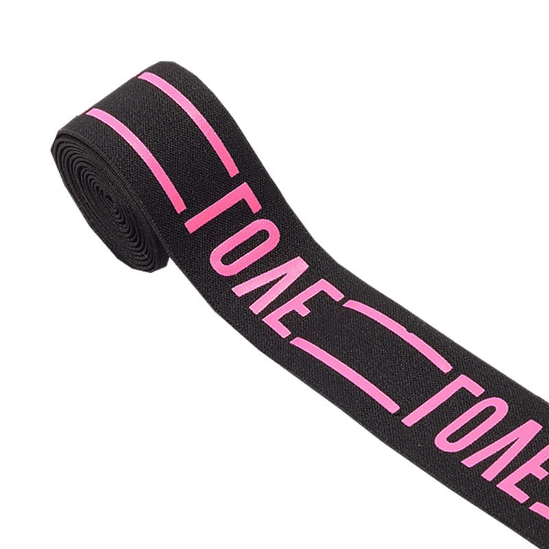 4cm LOVE Elastic Bands Ζακάρ Εκτύπωση Λαστιχάκι Stretch Ρούχα Δαντέλα Κορδέλα Μέση Ώμος DIY Αξεσουάρ ενδυμάτων 1M