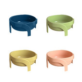 Paaugstinātas kaķu bļodas Maziem suņiem paceltas barības trauks 5,5 collu plata ūdens bļoda ar statīvu kaķu kucēniem vidējiem suņiem