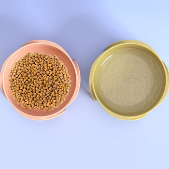 Ανυψωμένα μπολ για γάτες Μικρό πιάτο τροφοδοσίας για σκύλους 5,5 ιντσών Φαρδύ μπολ νερού με βάση για γάτες κουτάβι μεσαίου μεγέθους σκυλιά