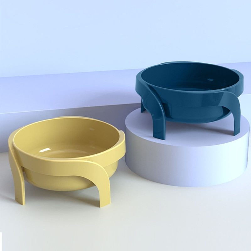 Paaugstinātas kaķu bļodas Maziem suņiem paceltas barības trauks 5,5 collu plata ūdens bļoda ar statīvu kaķu kucēniem vidējiem suņiem