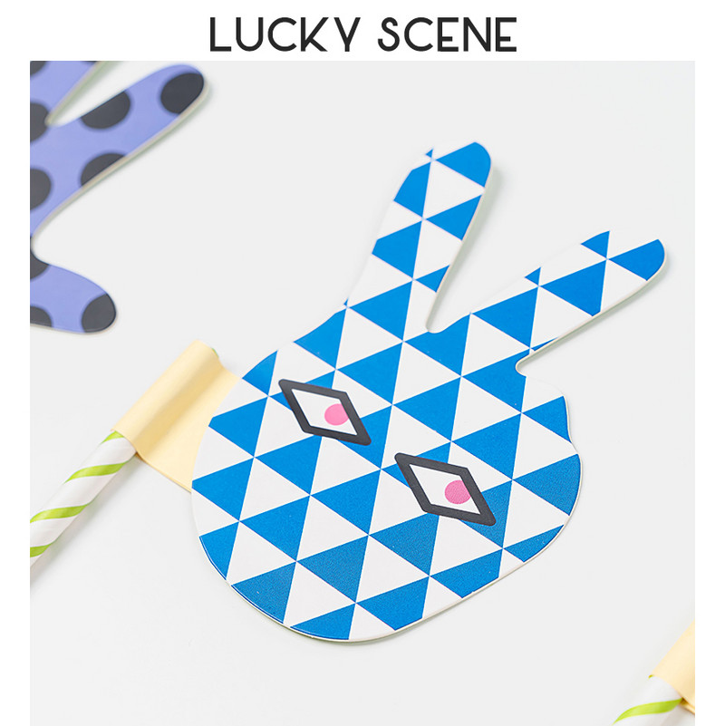 3 db Szórakoztató maszk szettek Fotóparti kellékek tartókártya álarcosbálhoz, jelmezkiegészítők S00719