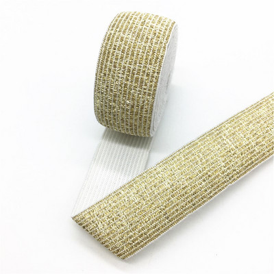 25 mm krāsainas mirdzošas elastīgās lentes Augstas kvalitātes neilona mīkstas elastīgās lentes apģērba biksēm DIY šūšanas piederumi 1 metrs