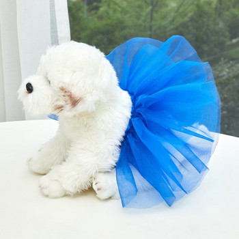 Νέο φόρεμα πριγκίπισσας σκυλιών Φούστα γυναικείο σκυλί με πλέγμα γάζας για κατοικίδιο σκύλο γάτα Φόρεμα για πάρτι καλοκαιρινά ρούχα Γαμήλια Στολή YZL