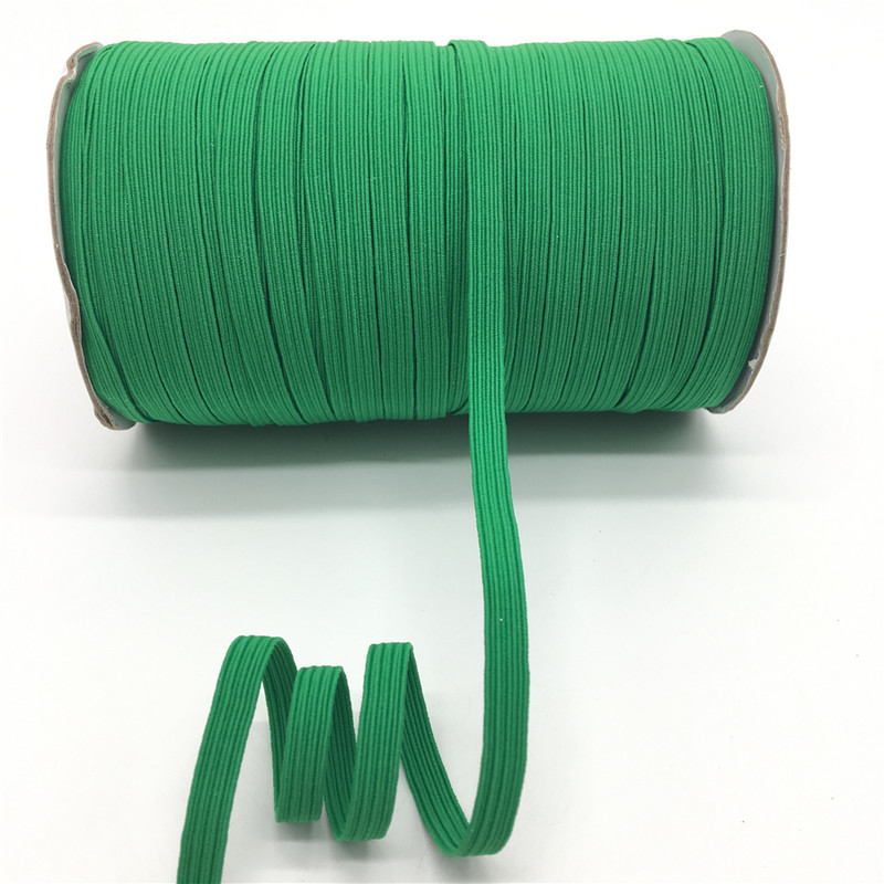 3 χιλιοστά 7 χιλιοστά 10 χιλιοστά 5 γιάρδες/Παρτίδα Πράσινη Υψηλή ελαστική ράψιμο Ελαστική ταινία Fiat Λαστιχένια ζώνη μέσης ελαστική κορδέλα με σχοινί