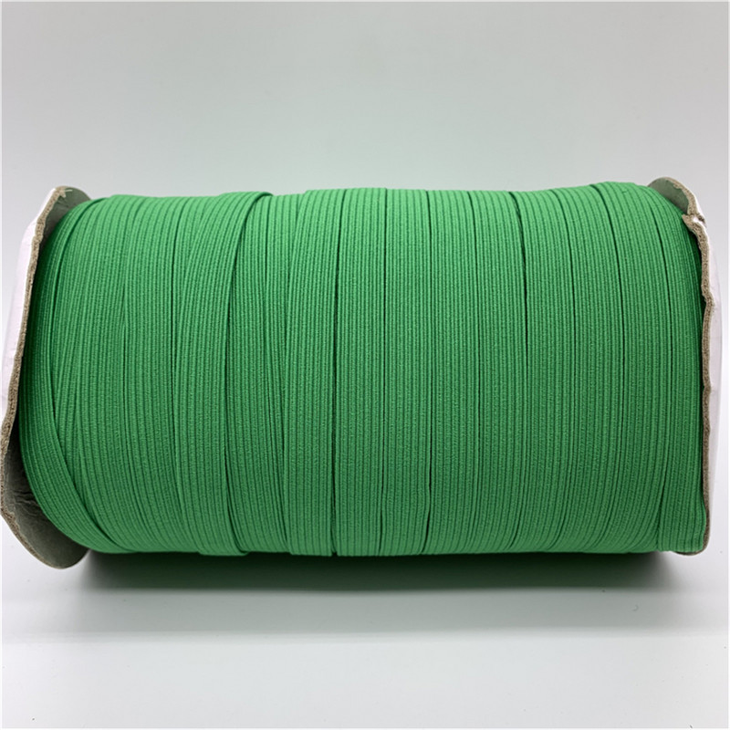 3 χιλιοστά 7 χιλιοστά 10 χιλιοστά 5 γιάρδες/Παρτίδα Πράσινη Υψηλή ελαστική ράψιμο Ελαστική ταινία Fiat Λαστιχένια ζώνη μέσης ελαστική κορδέλα με σχοινί