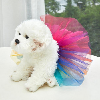 Φόρεμα Puppy Lovely Puppy Dog Φούστα Pet Flower Φόρεμα Protect Skin Φούστα γάτας Καλοκαιρινή γατούλα Ρούχα για σκύλους για γενέθλια