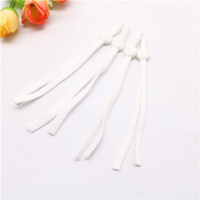 20/50/100 vnt. Reguliuojama kaukės siuvimo elastinės juostos virvelė su sagtimi, elastinga kaukė, ausinė.