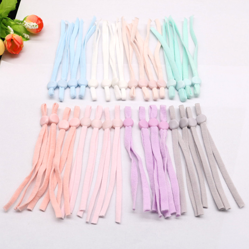 20/50/100 vnt. Reguliuojama kaukės siuvimo elastinės juostos virvelė su sagtimi, elastinga kaukė, ausinė.