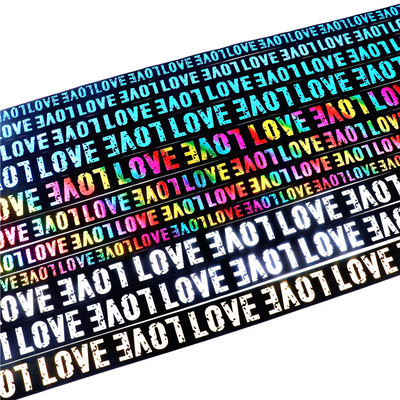 2/2,5/3/4cm Λαστιχάκια Nylon Jacquard Love Elastic Band Letter Τύπος LOVE Elastic Strap DIY Αξεσουάρ ραπτικής ζώνης παντελονιών 1M