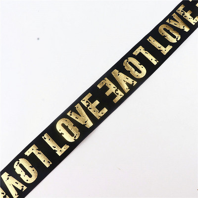 2/2,5/3/4cm benzi elastice nailon jacquard dragoste bandă elastică tip IUBIRE curea elastică bricolaj curea pentru pantaloni accesorii de cusut 1M