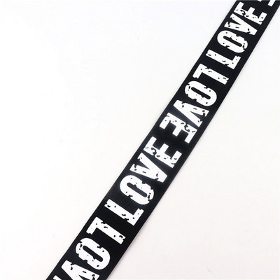 2/2,5/3/4cm benzi elastice nailon jacquard dragoste bandă elastică tip IUBIRE curea elastică bricolaj curea pentru pantaloni accesorii de cusut 1M