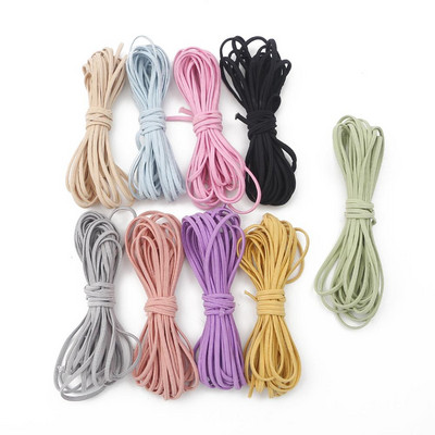 5meters 3.5mm Colorful High-Quality Round Elastic Band Round Elastic Rope Rubber Band Elastic Line DIY Sewing Accessories
