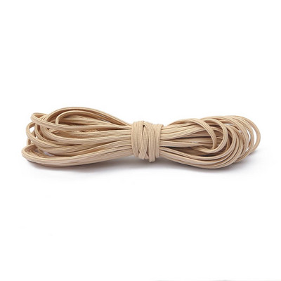 5 metri 3,5 mm krāsaini augstas kvalitātes apaļa elastīga lente Apaļa elastīga virve Gumijas joslas elastīga līnija DIY šūšanas piederumi