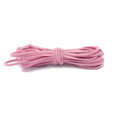 5 metri 3,5 mm krāsaini augstas kvalitātes apaļa elastīga lente Apaļa elastīga virve Gumijas joslas elastīga līnija DIY šūšanas piederumi