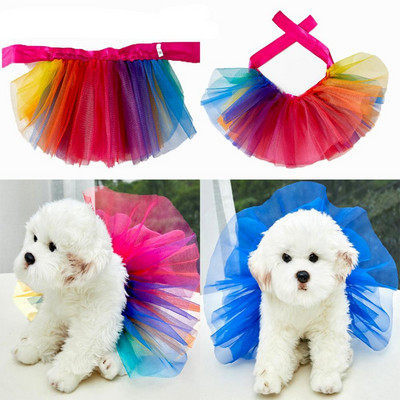NEW Pet Colorful Tutu Skirt Cute Birthday Dresses Costume Pet Supplies For Large Medium Small Dogs Cats