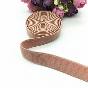 5/8" 15 mm guminė juosta elastinė juosta Vaikų plaukų kaklaraištis galvos juosta Suknelė nėrinių apdaila, siuvimas pečių dirželiais, moteriškas liemenėlės dirželis 1 metras