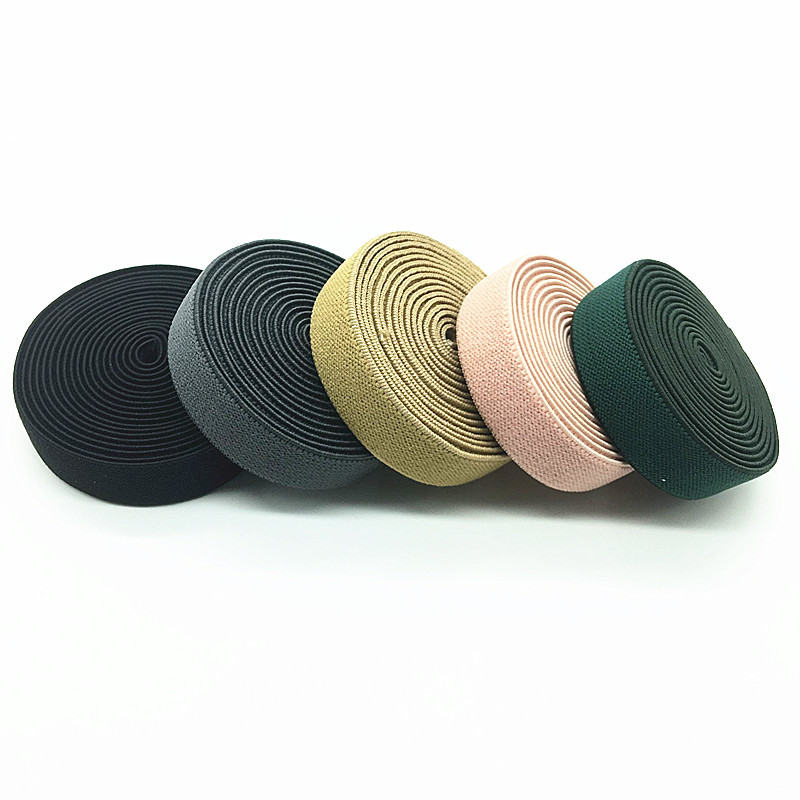 5/8" 15 mm guminė juosta elastinė juosta Vaikų plaukų kaklaraištis galvos juosta Suknelė nėrinių apdaila, siuvimas pečių dirželiais, moteriškas liemenėlės dirželis 1 metras