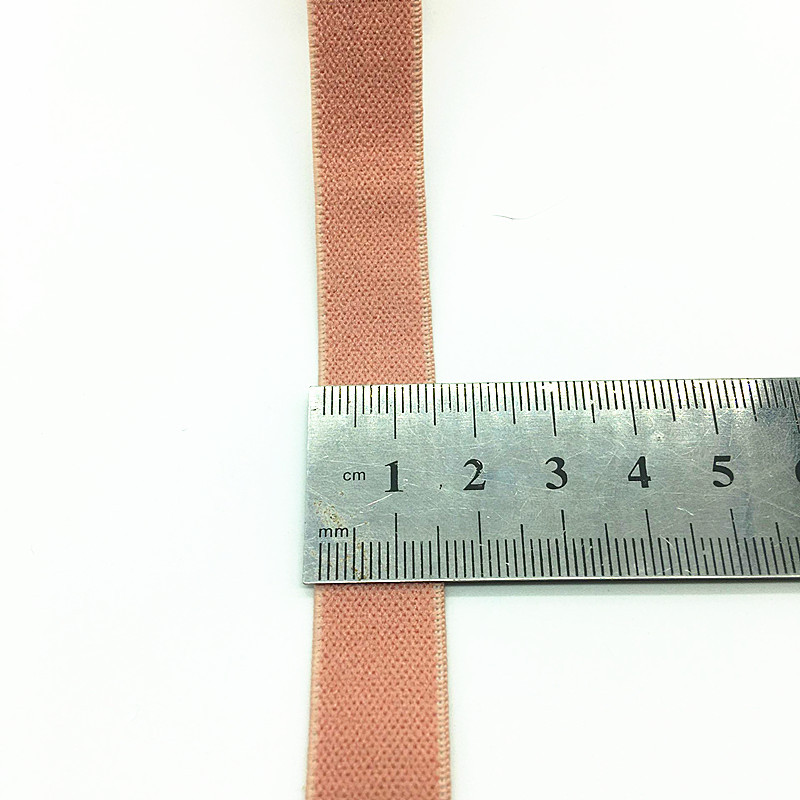 5/8" 15 mm guminė juosta elastinė juosta Vaikų plaukų kaklaraištis galvos juosta Suknelė nėrinių apdaila, siuvimas pečių dirželiais, moteriškas liemenėlės dirželis 1 metras
