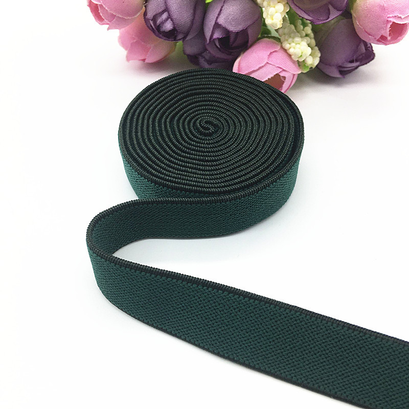 5/8" 15 mm guminė juosta elastinė juosta Vaikų plaukų kaklaraištis galvos juosta Suknelė nėrinių apdaila, siuvimas pečių dirželiais, moteriškas liemenėlės dirželis 1 metras