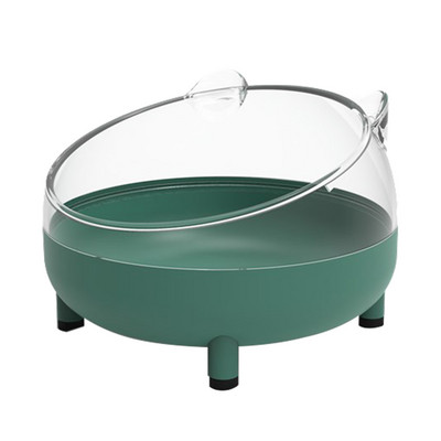 Kaķa bļoda ar augstu pēdu suņu bļoda kakla aizsargs kaķu barība ūdens bļodiņai pret noliekšanos Binaurālā mājdzīvnieka barošanas kaķa aksesuārs mājdzīvnieku deserta bļoda