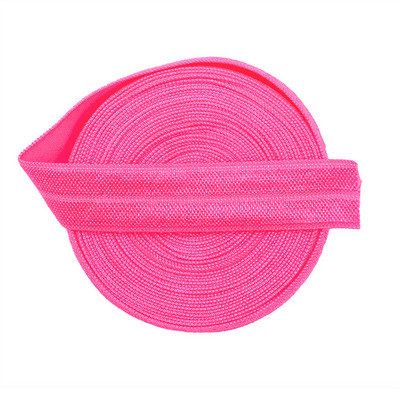 5 jardų 5/8 colių 15 mm vientisos spalvos blizgus FOE sulankstomas elastinė guminė juosta plaukų juosta Suknelė nėrinių apdaila elastingas siūlas "pasidaryk pats" siuvimas