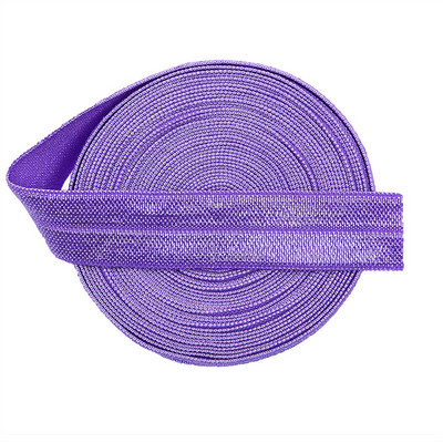 5 jardų 5/8 colių 15 mm vientisos spalvos blizgus FOE sulankstomas elastinė guminė juosta plaukų juosta Suknelė nėrinių apdaila elastingas siūlas "pasidaryk pats" siuvimas