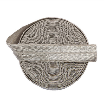 5 jardų 5/8 colių 15 mm vientisos spalvos blizgus FOE sulankstomas elastinė guminė juosta plaukų juosta Suknelė nėrinių apdaila elastingas siūlas "pasidaryk pats" siuvimas