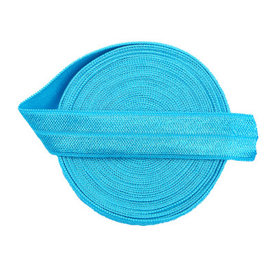5 jardų 5/8 colių 15 mm vientisos spalvos blizgus FOE sulankstomas elastinė guminė juosta plaukų juosta Suknelė nėrinių apdaila elastingas siūlas "pasidaryk pats" siuvimas