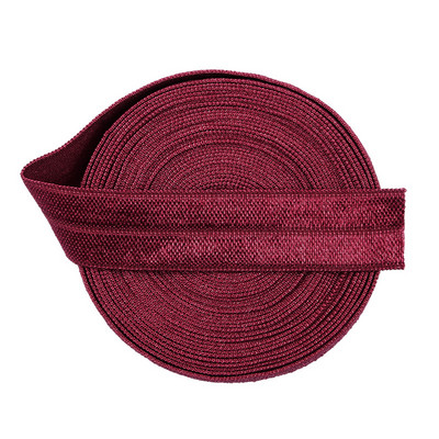 5 jardų 5/8 colių 15 mm vientisos spalvos blizgus FOE sulankstomas elastinė guminė juosta plaukų juosta Suknelė nėrinių apdaila elastingas siūlas "pasidaryk pats" siuvimas