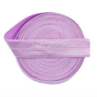 5 jardų 5/8 colių 15 mm vientisos spalvos blizgus FOE sulankstomas elastinė guminė juosta plaukų juosta Suknelė nėrinių apdaila elastingas siūlas "pasidaryk pats" siuvimas