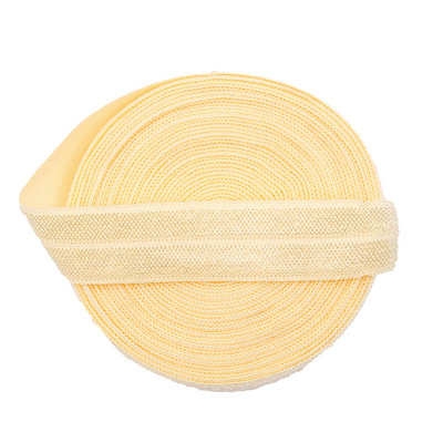 5 jardų 5/8 colių 15 mm vientisos spalvos blizgus FOE sulankstomas elastinė guminė juosta plaukų juosta Suknelė nėrinių apdaila elastingas siūlas "pasidaryk pats" siuvimas