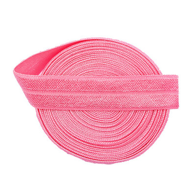 5 jardų 5/8 colių 15 mm vientisos spalvos blizgus FOE sulankstomas elastinė guminė juosta plaukų juosta Suknelė nėrinių apdaila elastingas siūlas "pasidaryk pats" siuvimas