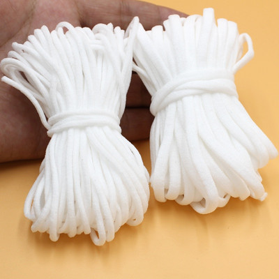 5/10/30Meter/lot 3/5mm Mask Elastic Band White Elastic Rubber Band Sewing  Elastic band Stretch Rope /elastic band for mask