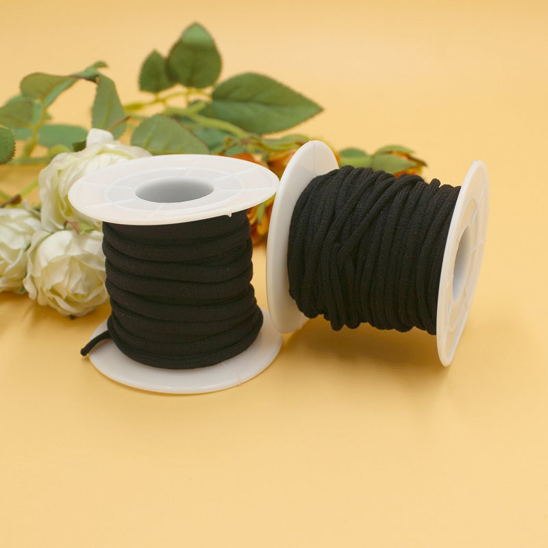 5/10/30 metrai / aikštelė 3/5 mm kaukė elastinė juosta Balta elastinga guminė juosta Siuvimas elastinė juosta Stretch Rope / elastinė juosta kaukei