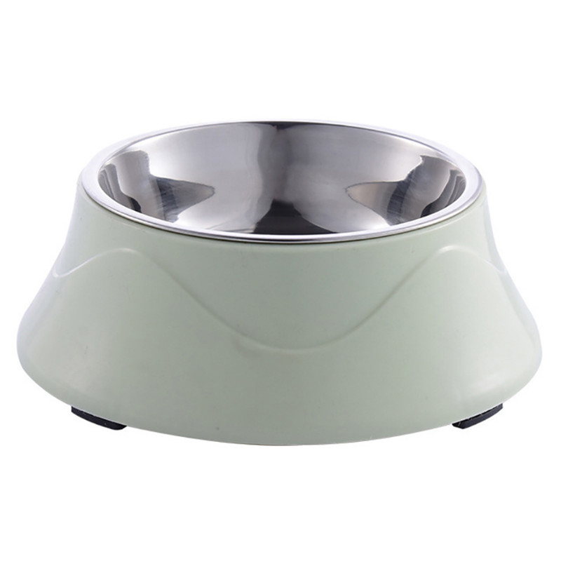 Etetőedények Csúszásmentes alap rozsdamentes acél festék spray Kutyatálak Kölyökkutya macskák Étel Ital Víz Etető Háziállatok Kellékek