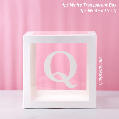 Baby Shower Box läbipaistev õhupallikarp sünnipäeva pulmapeo kaunistus Baby Shower sünnipäevaks kohandatud kirjakast